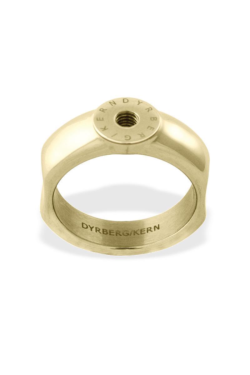 Dyrberg/Kern Guld Ring - Komfortabel Chunky Design