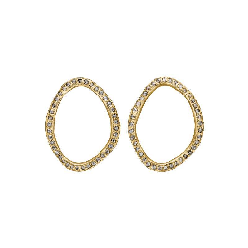 Onassis Oval Guld Pavé 29mm