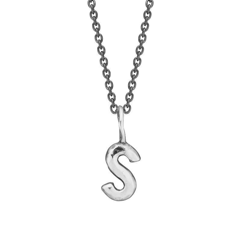 Nordisk Sølv Bogstav Charm