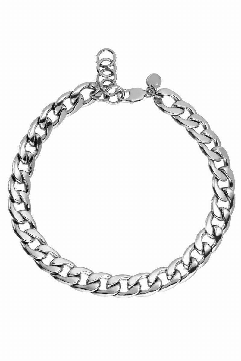 Dyrberg/Kern Jazz Halskæde i Sølv - Stilet og Cool