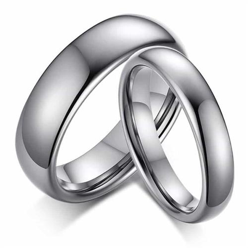 Karbid Tungsten Forlovelses- og Vielsesring - Køb nu!