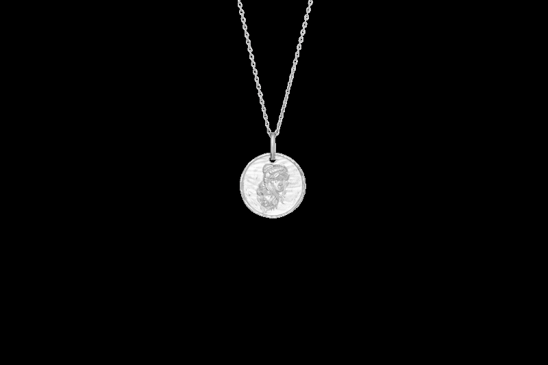 Ix Tvilling Pendant i Sølv - Unik Astrologisk Smykke