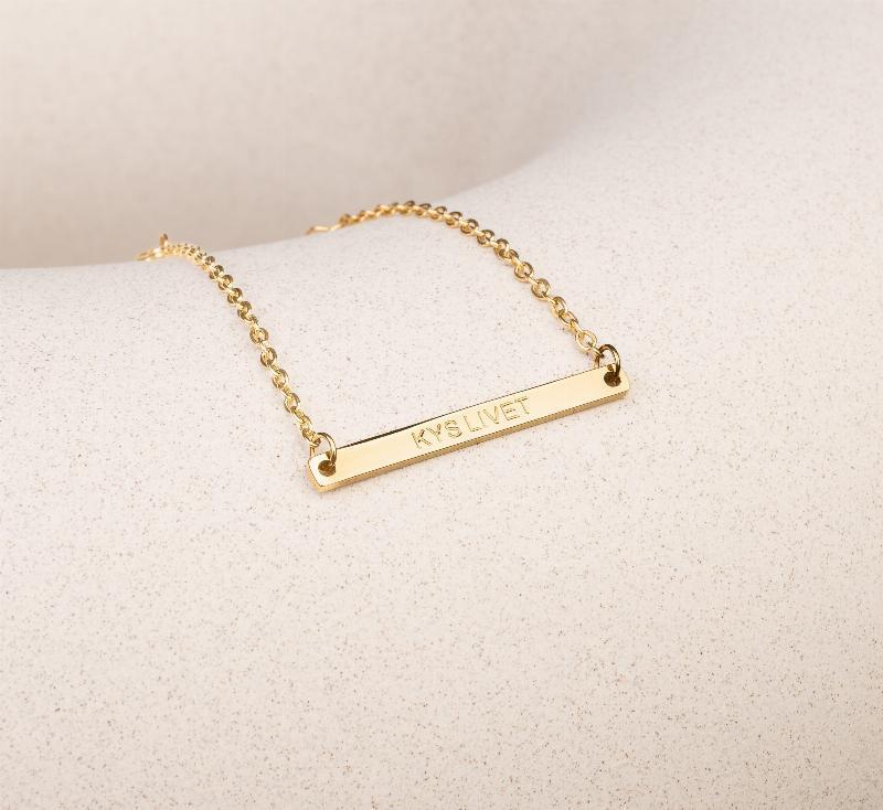 Kys Livet Guldbelagt Armbånd