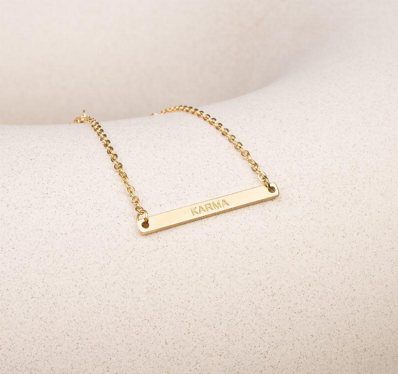 Karma Forgyldt Armbånd - Gratis Fragt og Hurtig Levering!