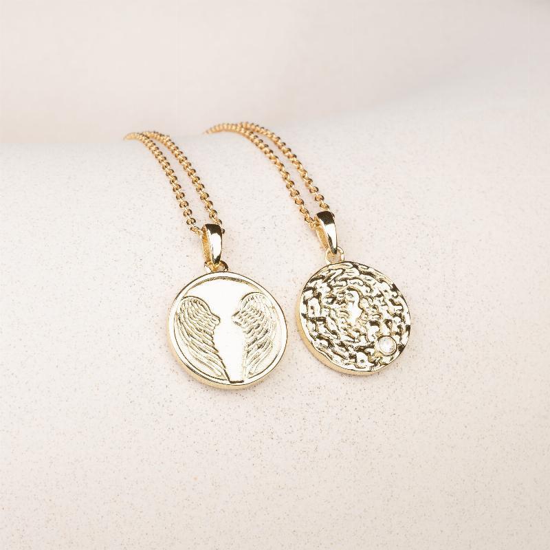 Forgyldte Sølv Englevinger