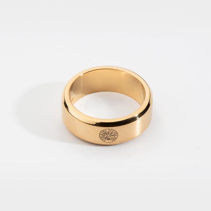 Siempre Vegvisir Band – Guldring Str 6 Herre