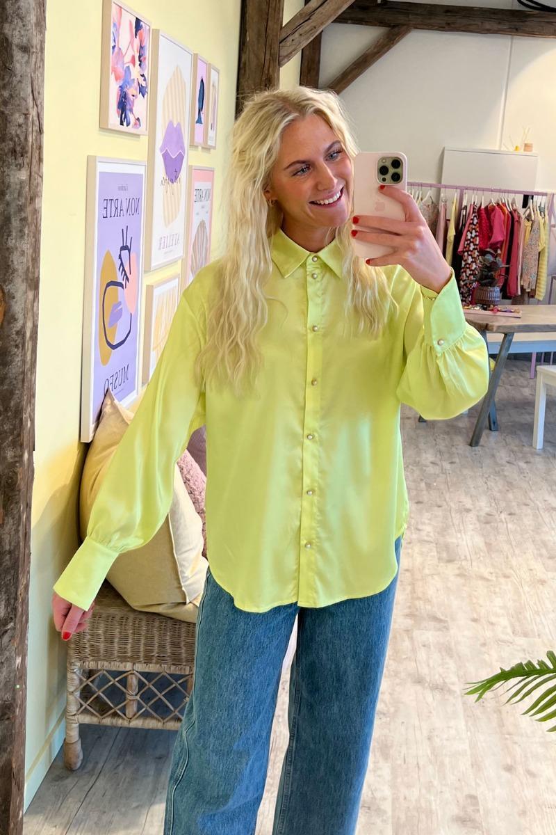 A-view Loui Skjorte 857 Grøn