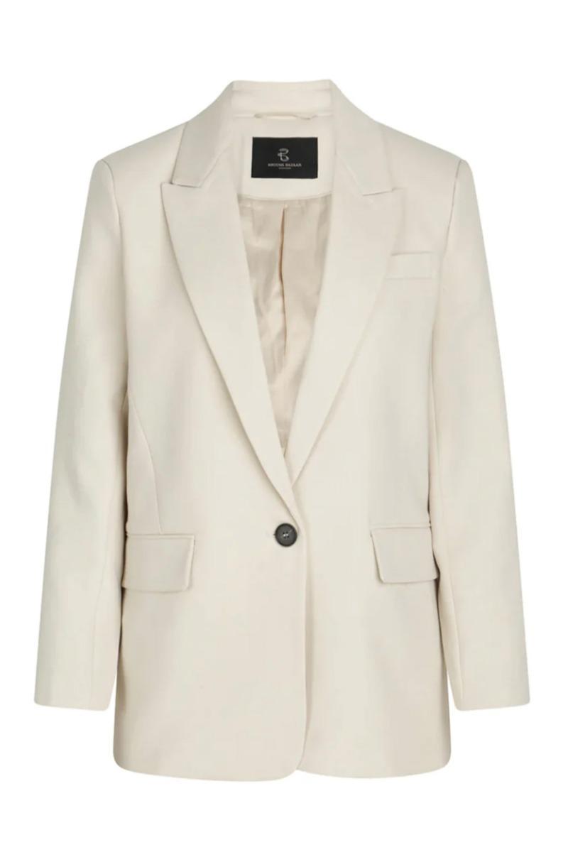 Bruuns Bazaar – Cindysus Frida Blazer – Klassisk grå blazer