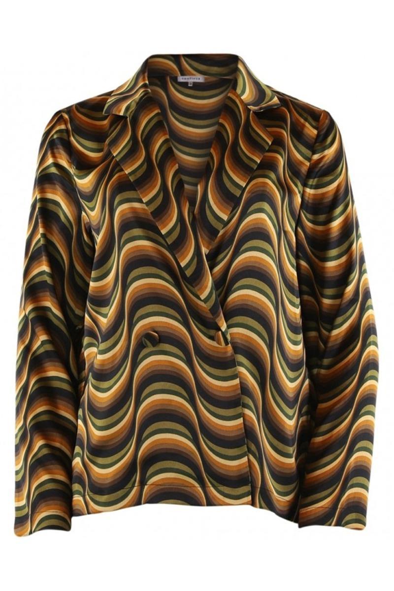 Fortsæt - Blazer - Lizza - Brun Mix