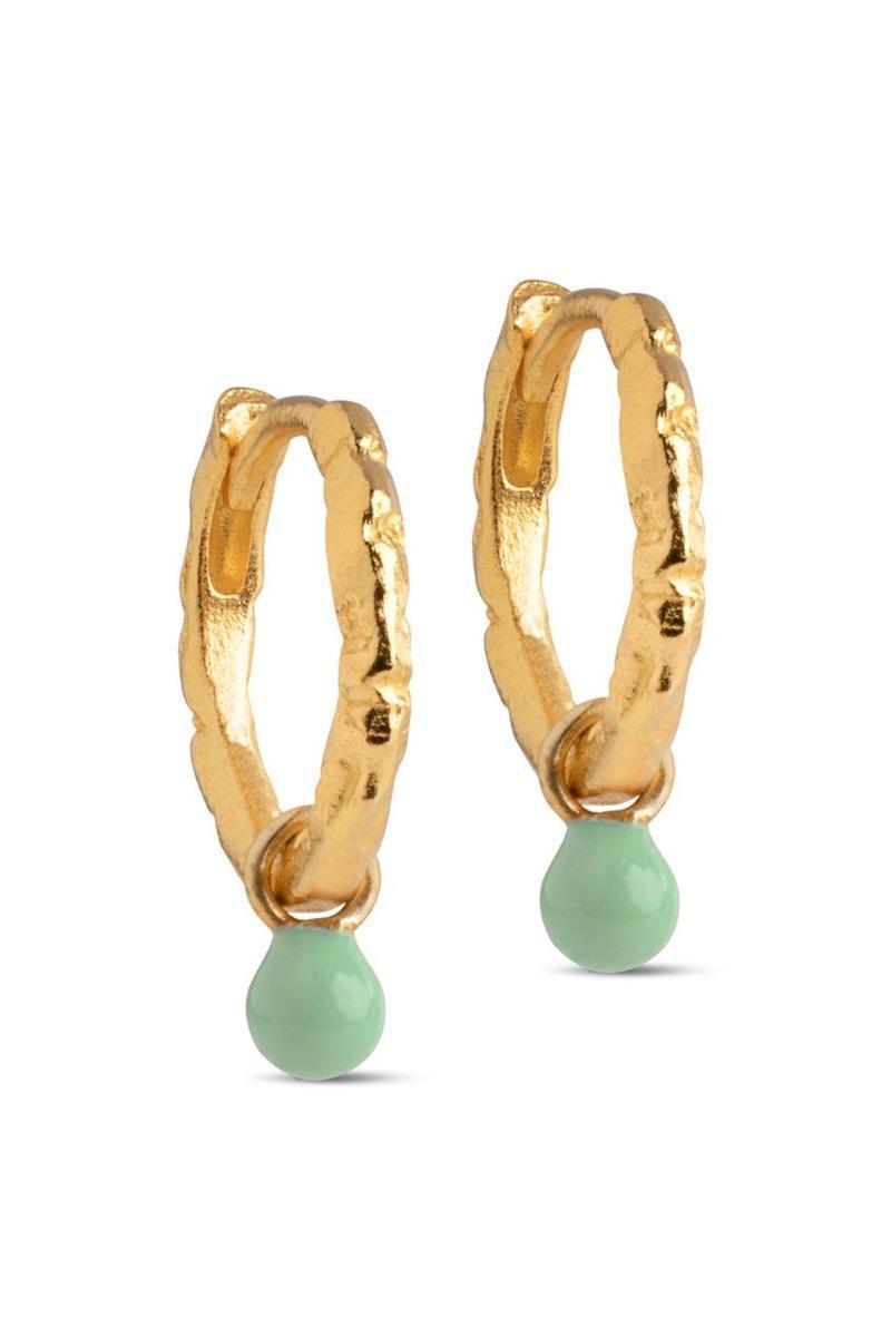 Enamel øreringe - Copenhagen Hoops Belle - Udsalg!