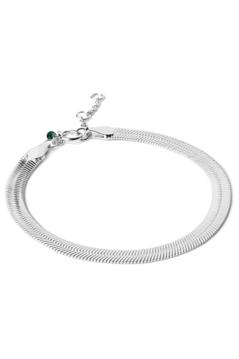 Enamel Armbånd - Carla - Sølv Udsalg