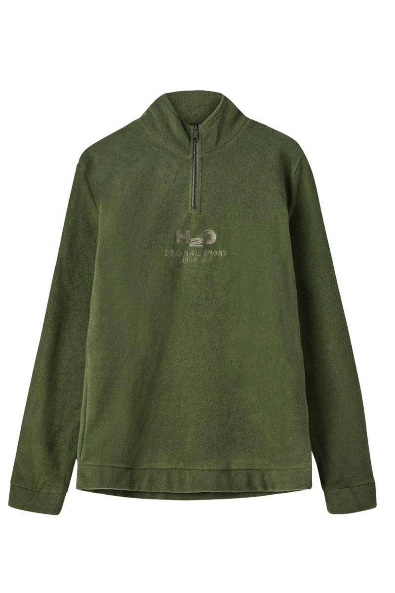 H2o Fleece - Blåvand II Half Zip - Army Grøn