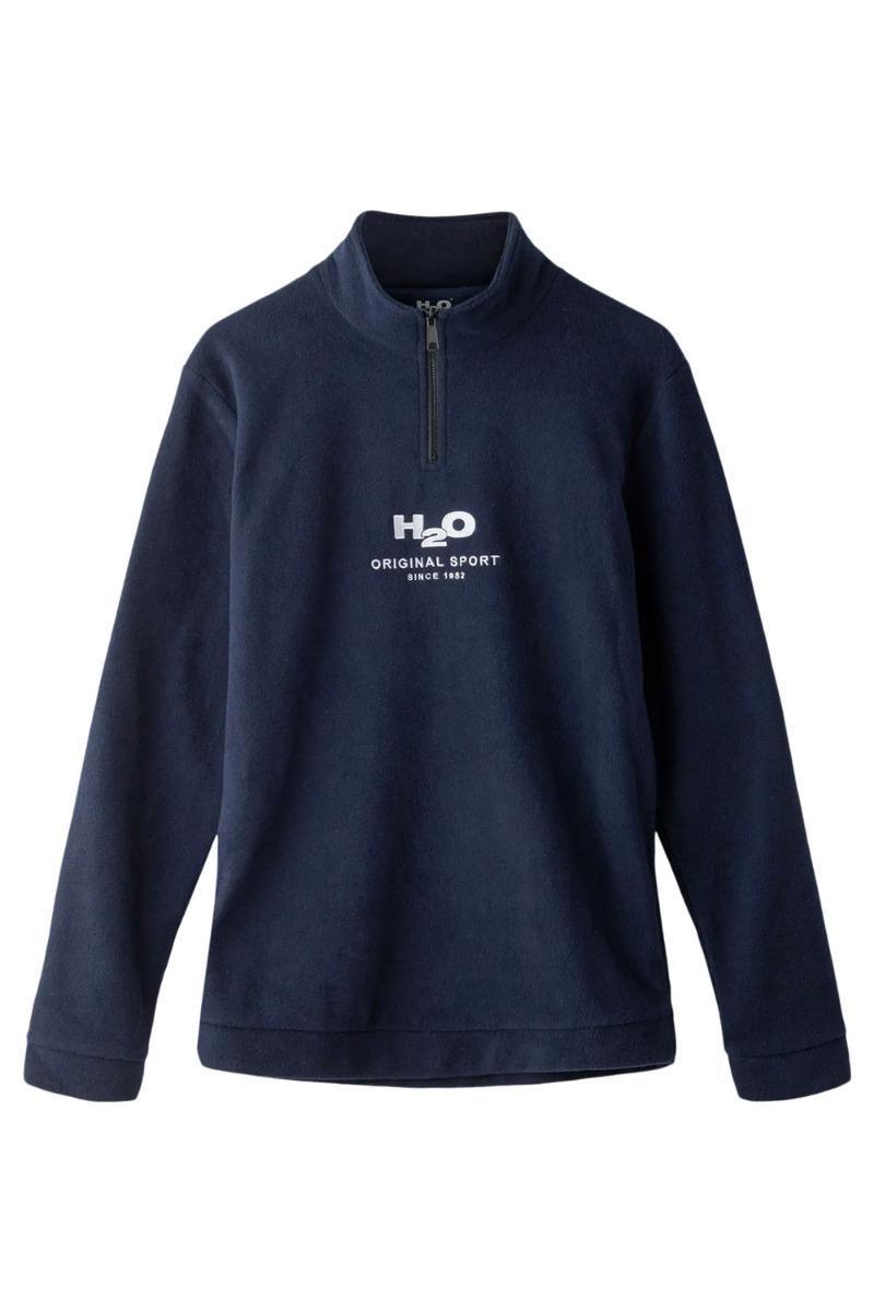 H2o Sweat - Blåvand Fleece Half Zip - Navy