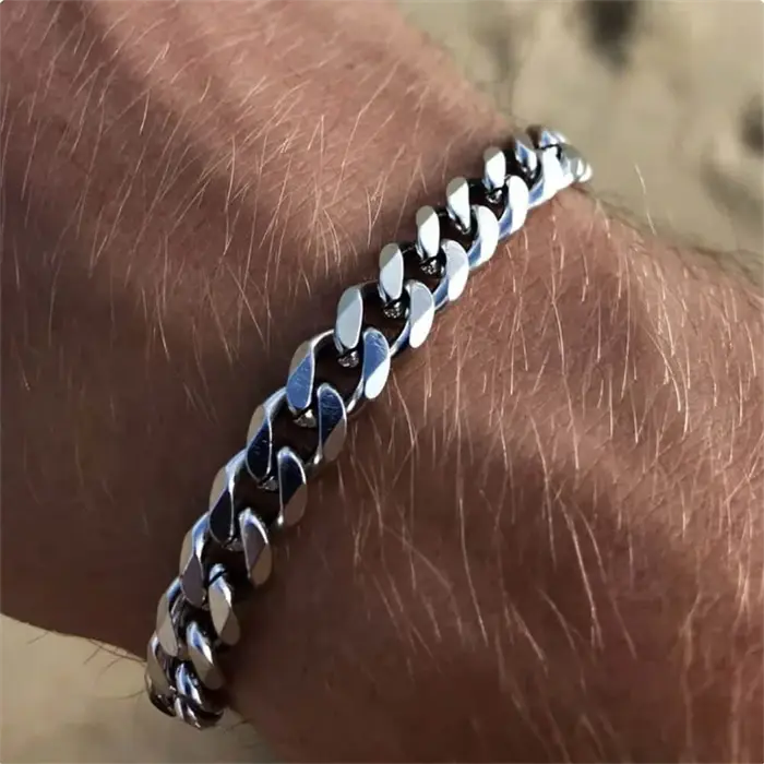 Klassisk Link Armbånd i Rustfri Stål - Hurtig Levering