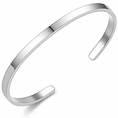 Tynde Bangles i Rustfrit Stål - Elegant Design