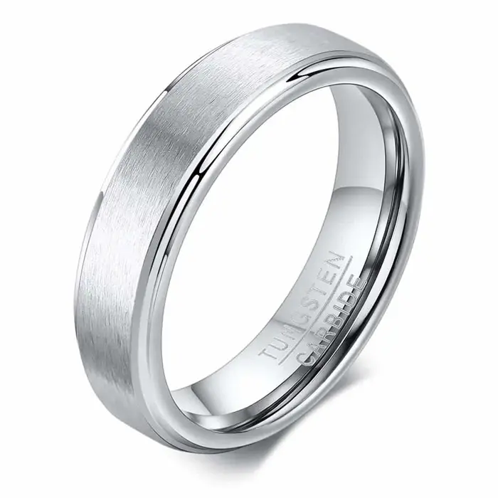 Matte Tungstenring 5mm - Stilfuldt Tilbehør til Mænd