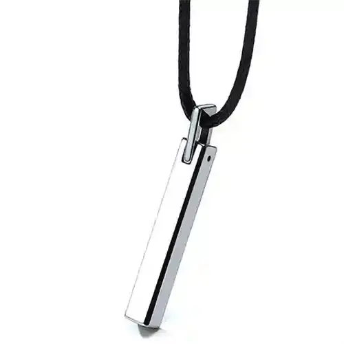Tungsten Halssmykke med Pin