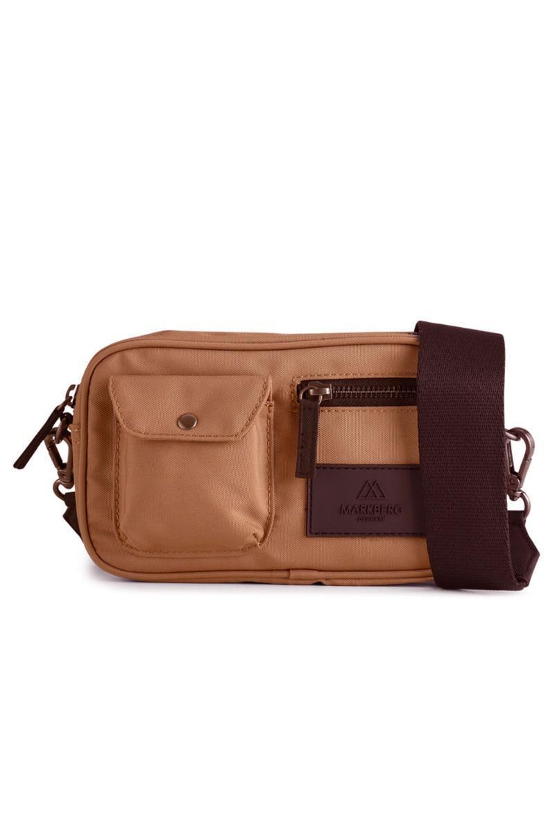 Markberg Darla Small Cross Taske - Lys Karamel Udsalg