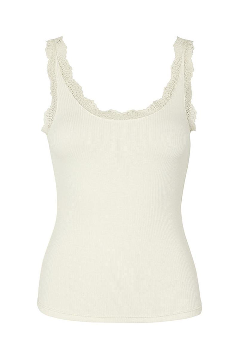 Hvid Blonder Top fra Mbym - Udsalg på Sugar Jewel Box