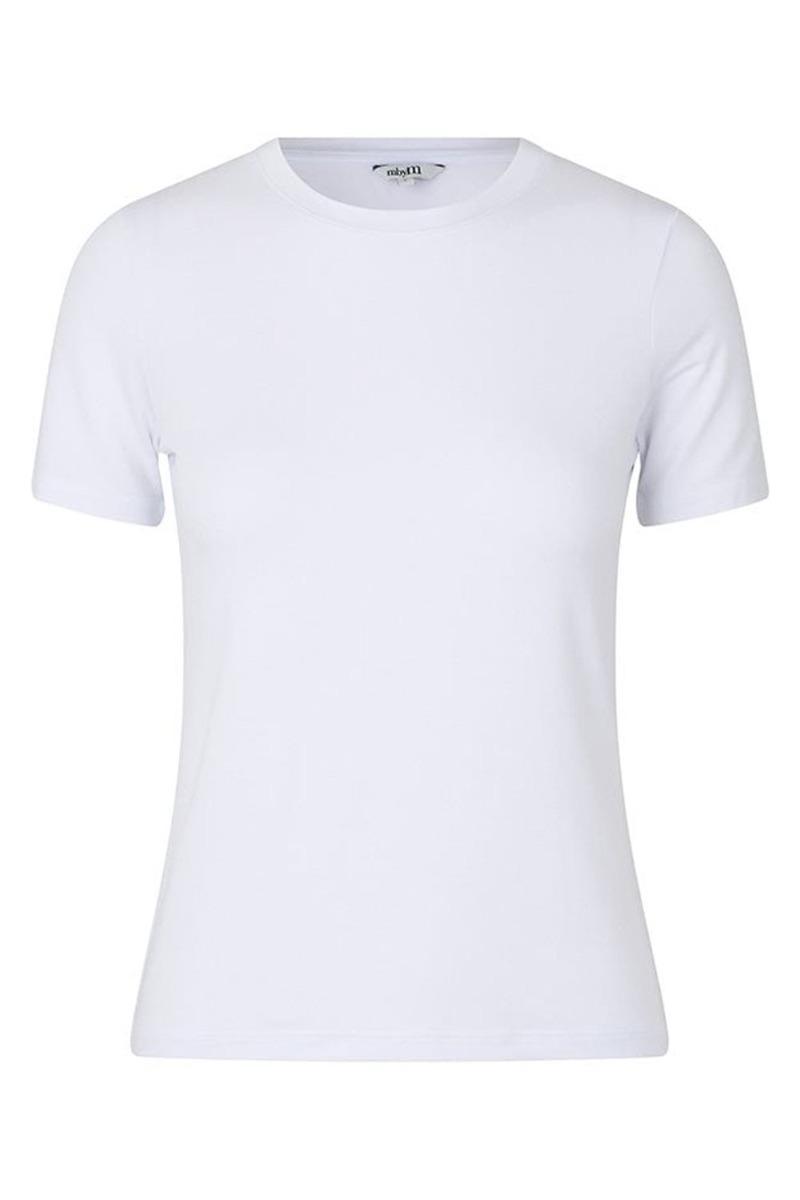 Mbym T-shirt Julie-m - Klassisk Hvid på Udsalg