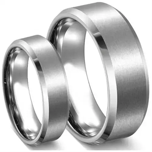 Kvalitets forlovelsesring i rustfrit stål - Marjoe.dk