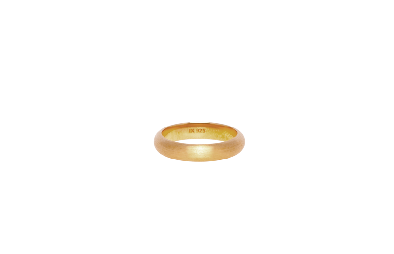Ix Quinn Ring - Klassisk Unisex Smykke i Genbrugsguld