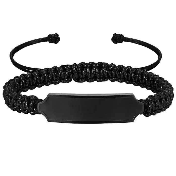 Macly Sort Herrearmbånd