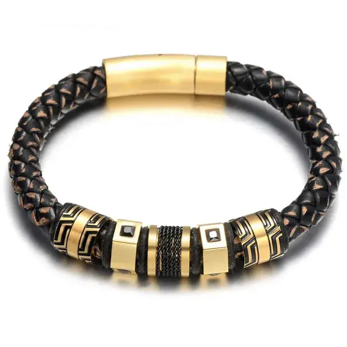 Classico Herrearmbånd i IP Gold Deluxe - Elegance til Mænd