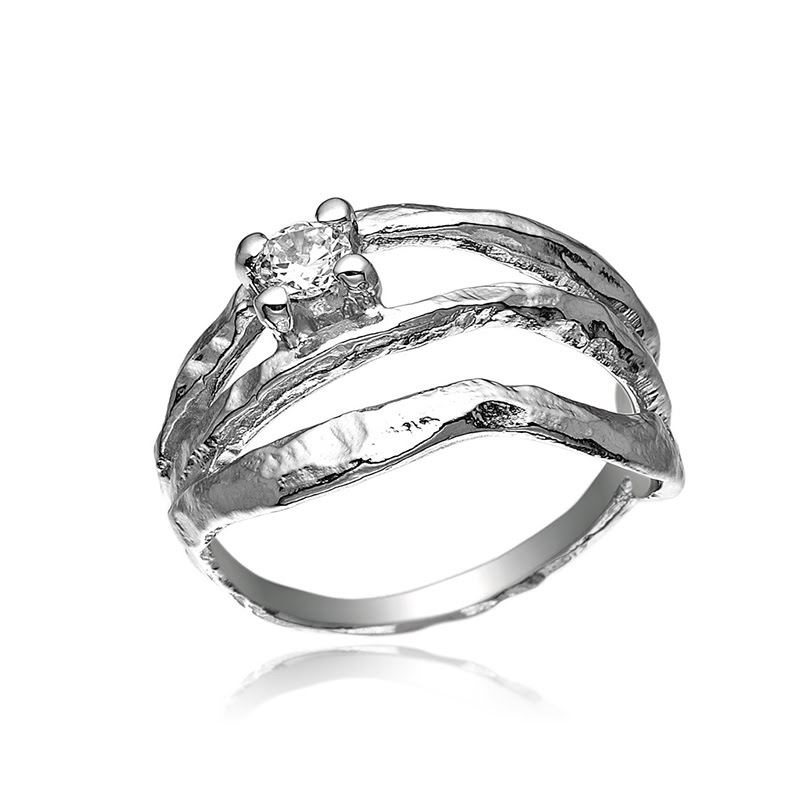 Statement Ring I Sølv - 68