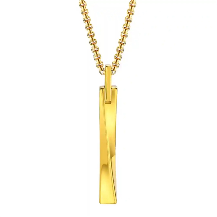 Gold Ip Tungsten Halssmykke