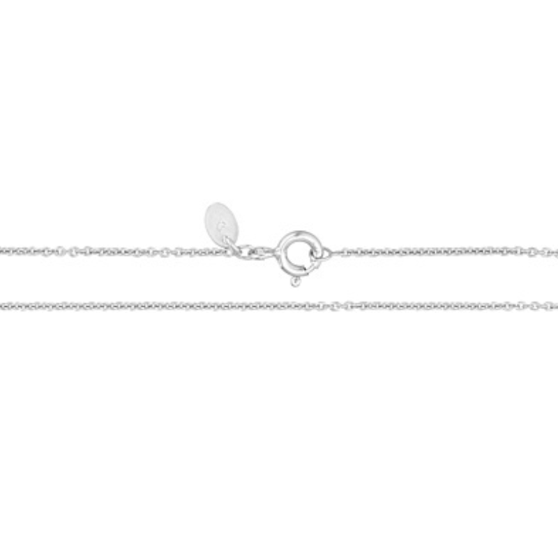 Ankerkæde Sølv - 70-80 Cm