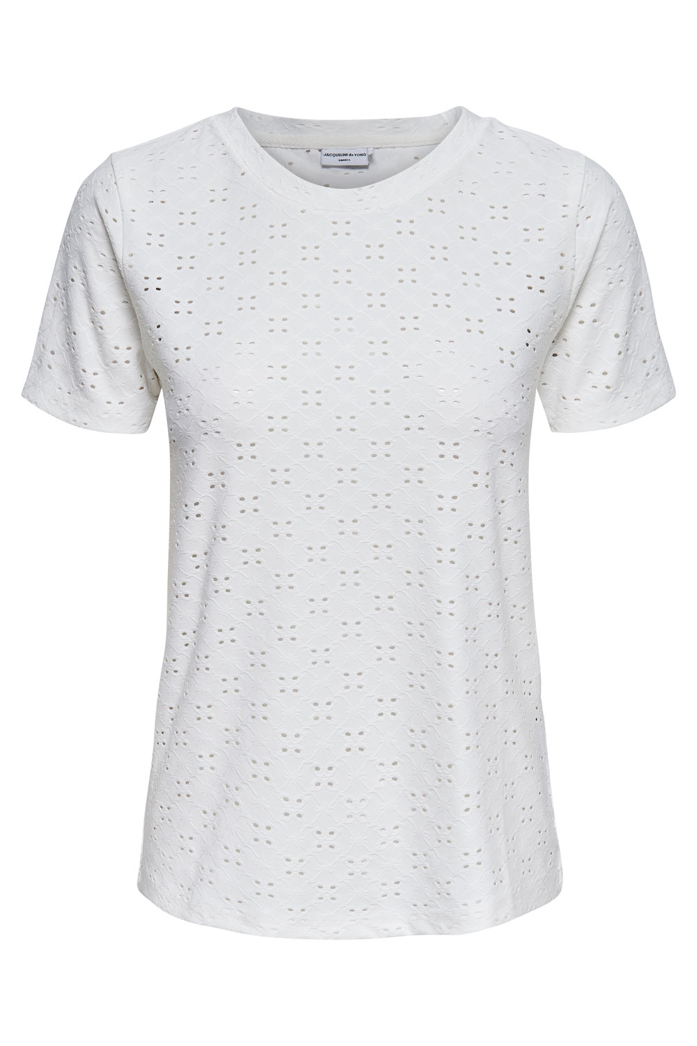 Jdy - T-shirt - Cathinka Ss Tag Top - Cloud Dancer