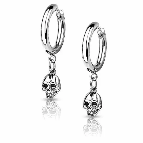 Steel Skull Kranie ørering 1 Stk