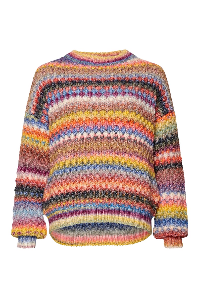 Noella - Strik - Gio Knit Blouse - Multi Mix