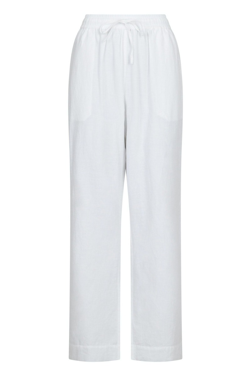 Neo Noir - Bukser - Sonar Linen Pants - White