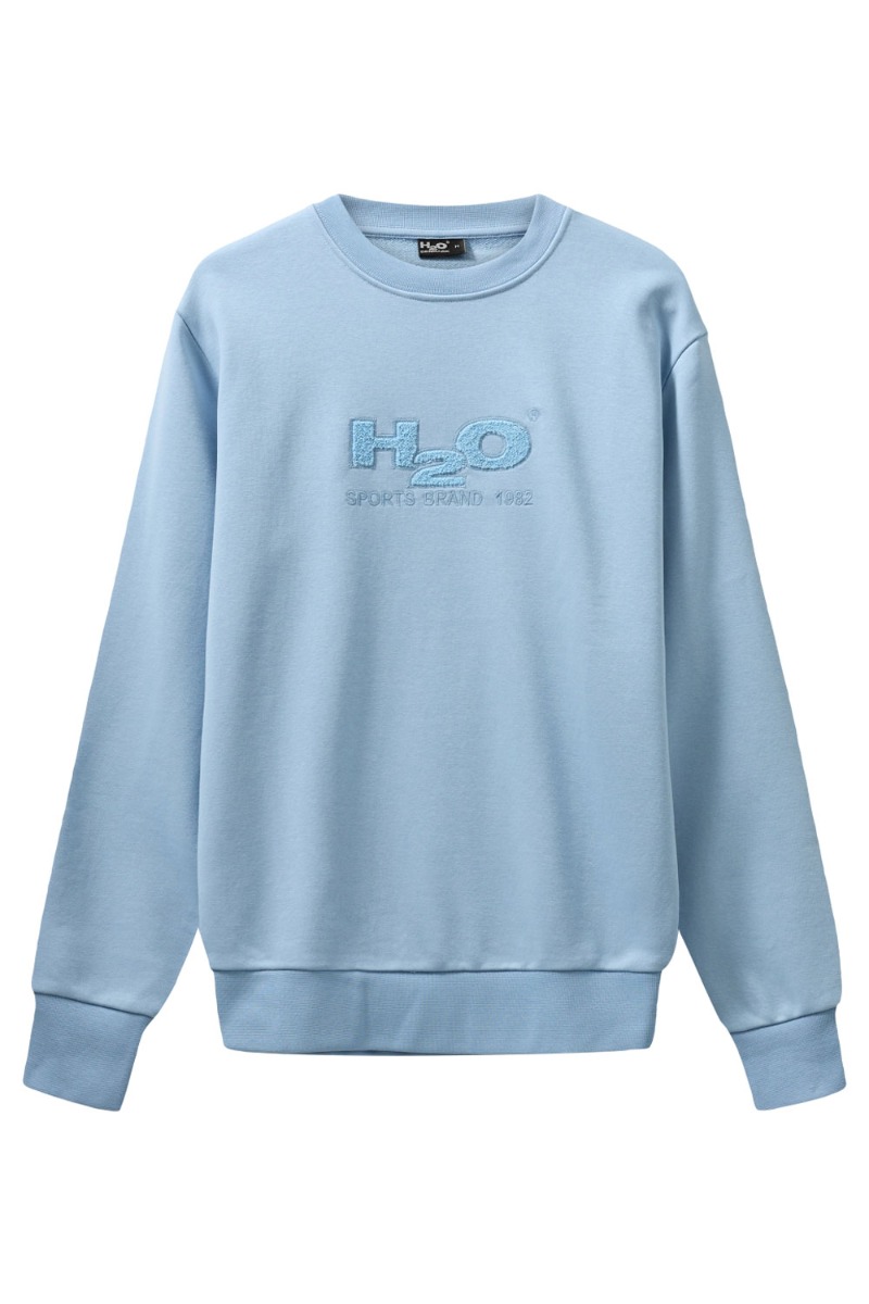 H2o - Sweatshirt - Logo Sweat Oneck - Baby Blue