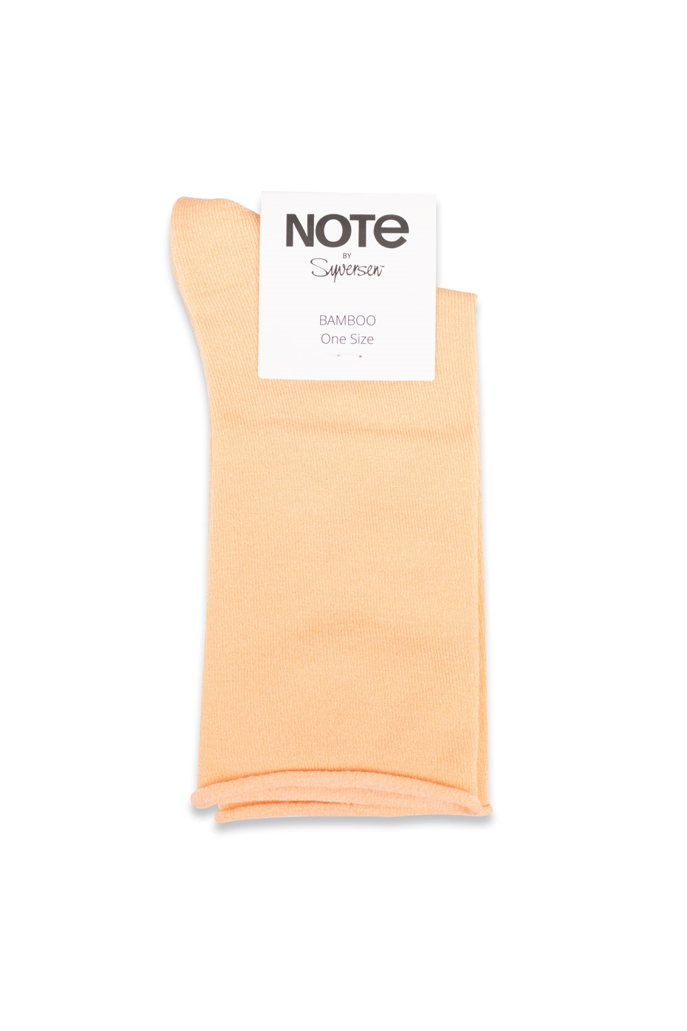 Oroblu - Strømper - Note Woman Bamboo Roll Top - Apricot