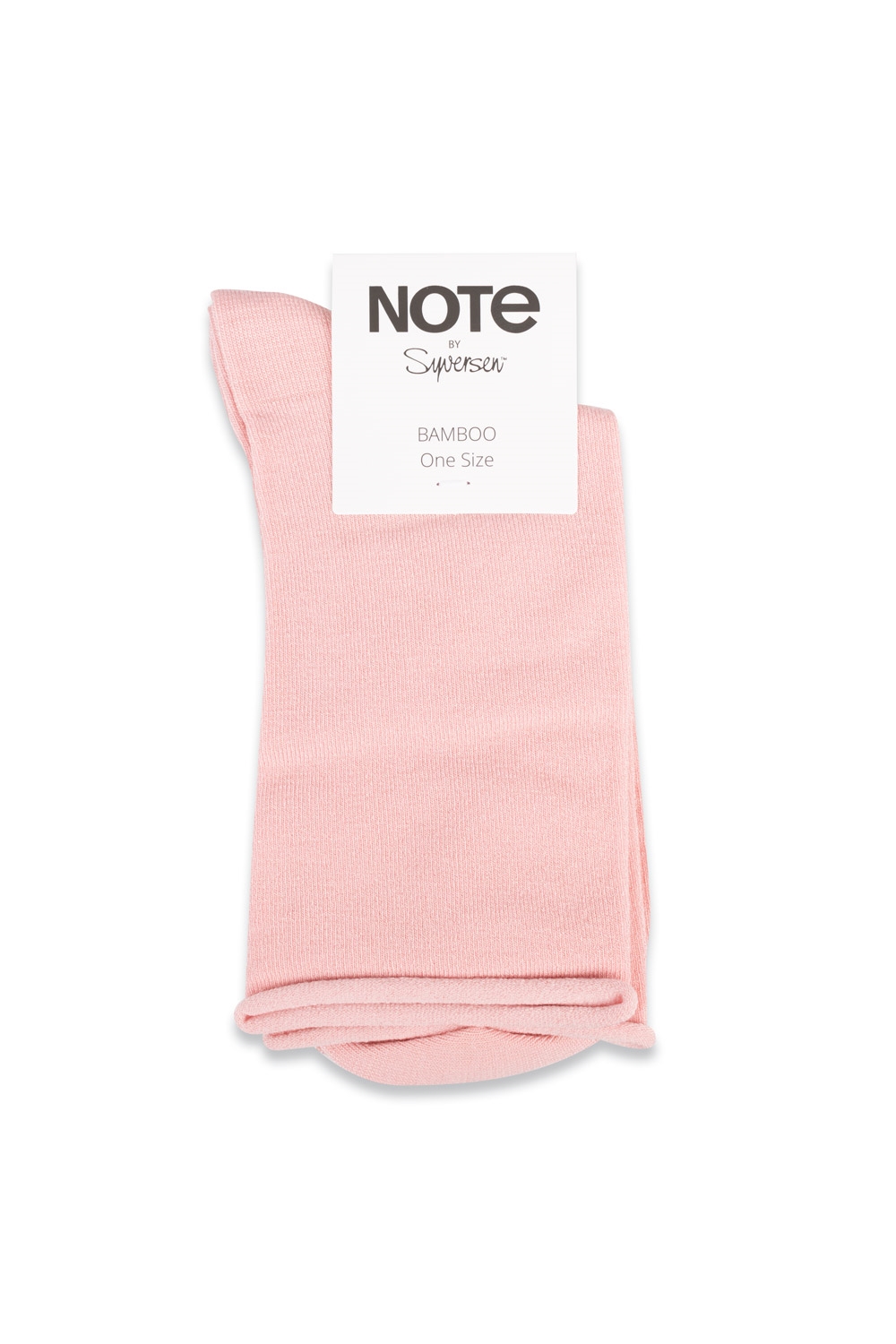 Oroblu - Strømper - Note Woman Bamboo Roll Top - Light Pink