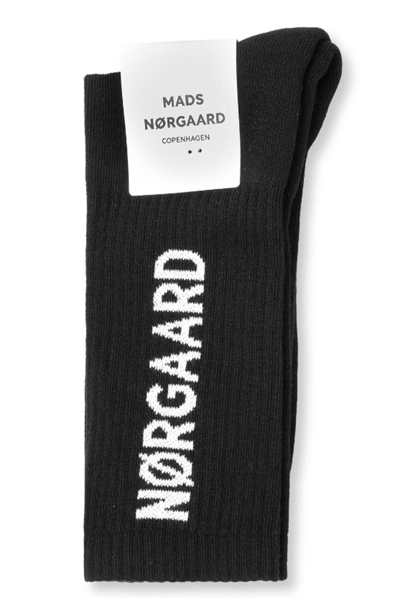 ?ø Mads Nørgaard - Strømper - Cotton Tennis Mn Classic Sock - Black