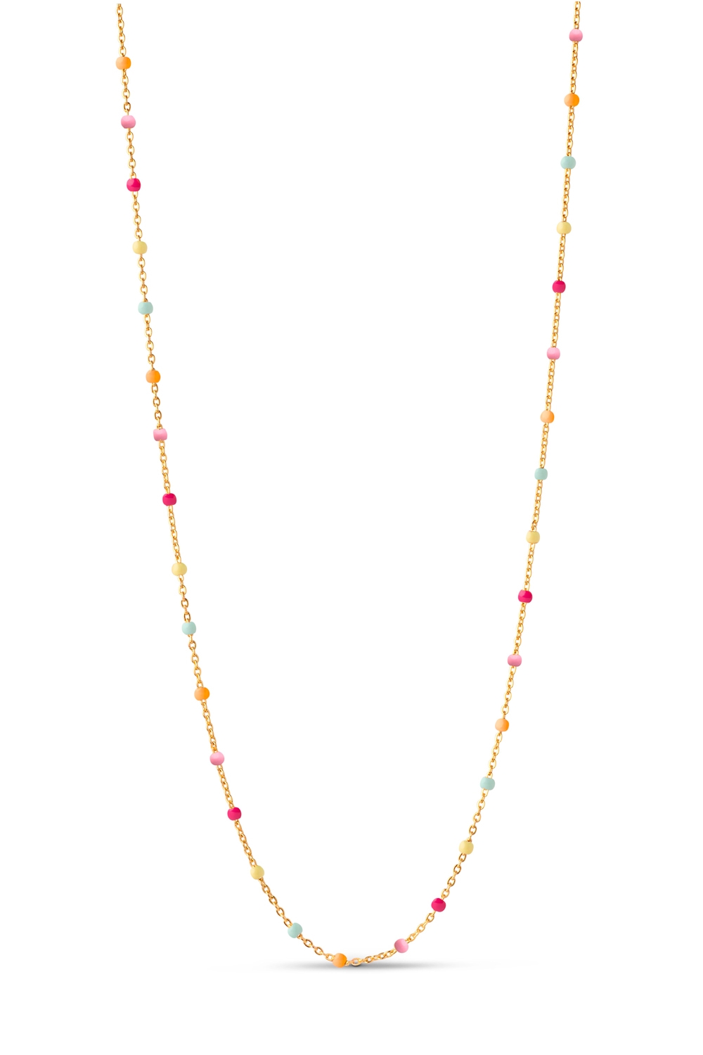 Enamel - Halskæde - Lola Necklace - Rainbowgold