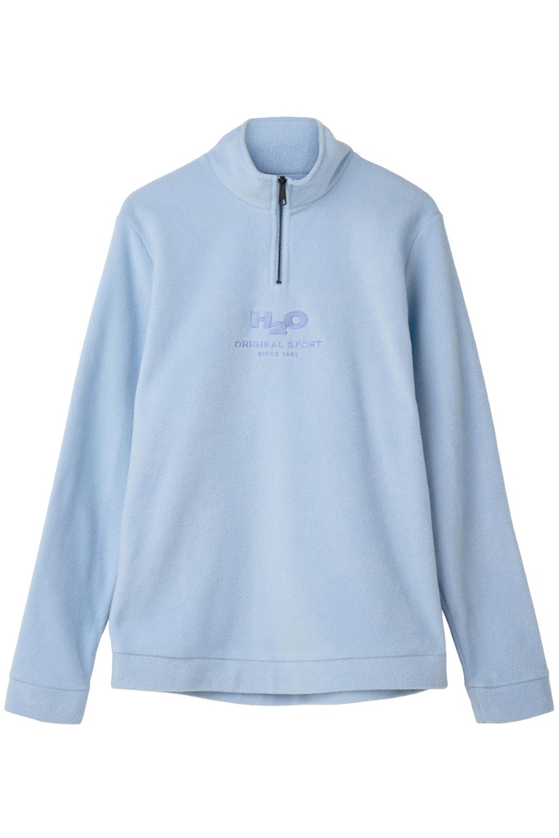 H2o - Fleece - Blåvand Ii Fleece Half Zip - Baby Blue