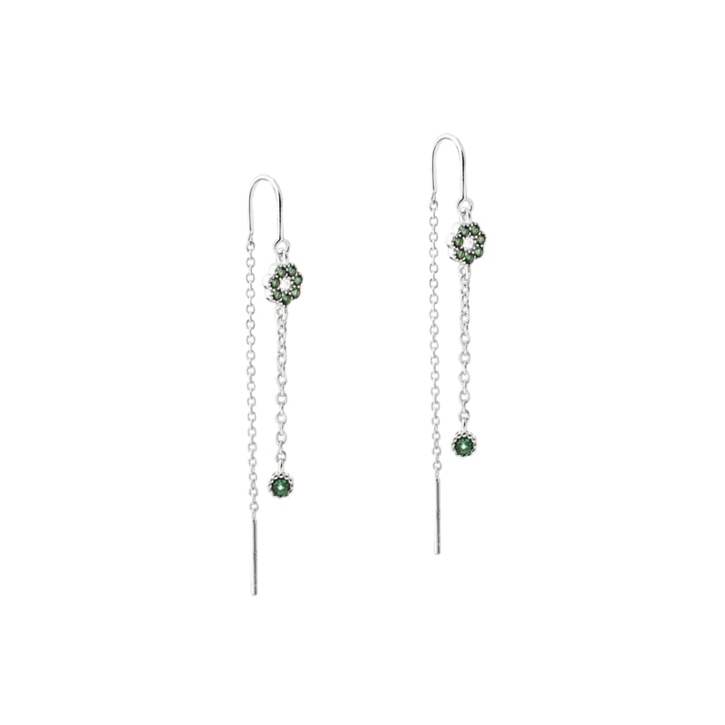 Verde Flower Earthread  Silver