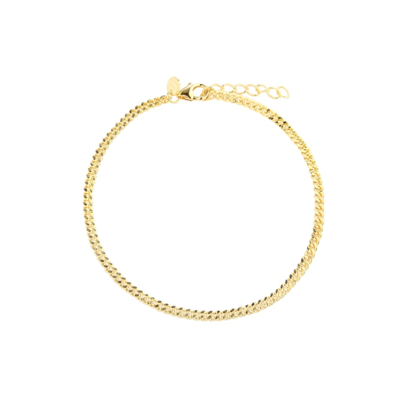 Panzer Anklet Gold 22  3 Cm