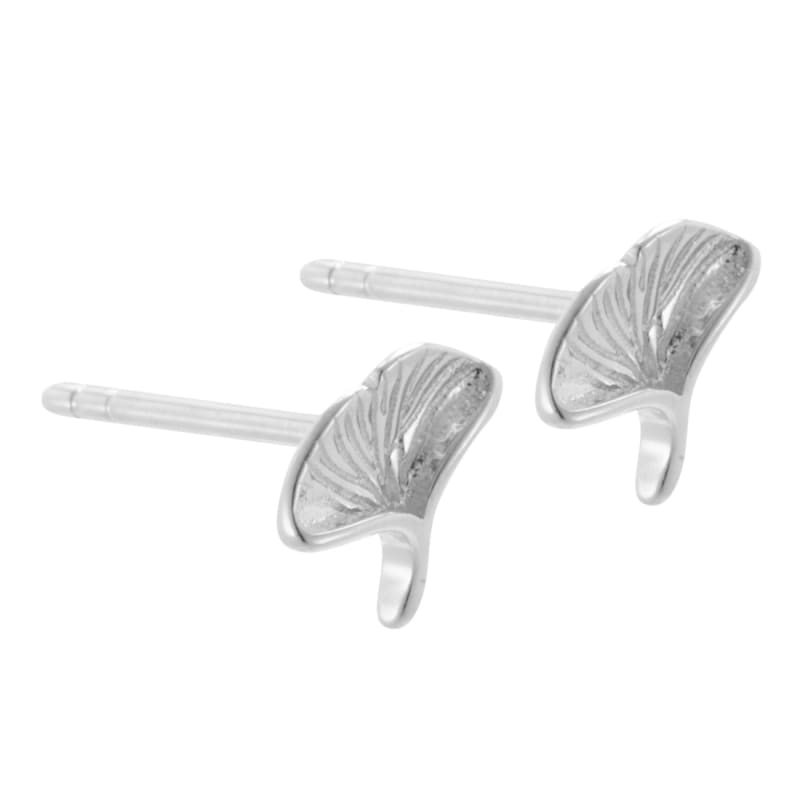 Biloba Earstud  Silver