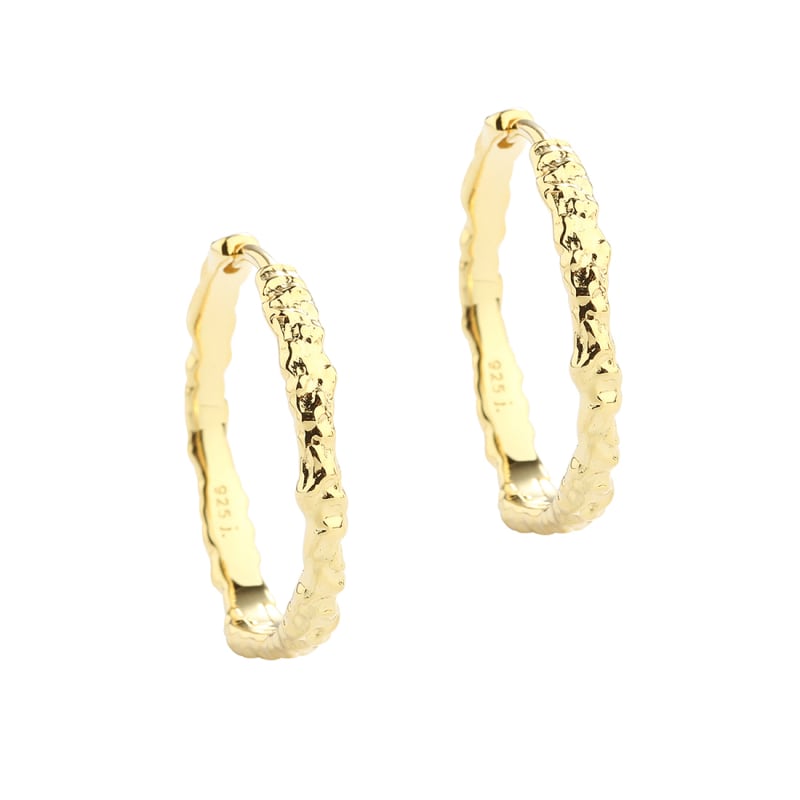 New Mila Hoop 25 Mm Golden