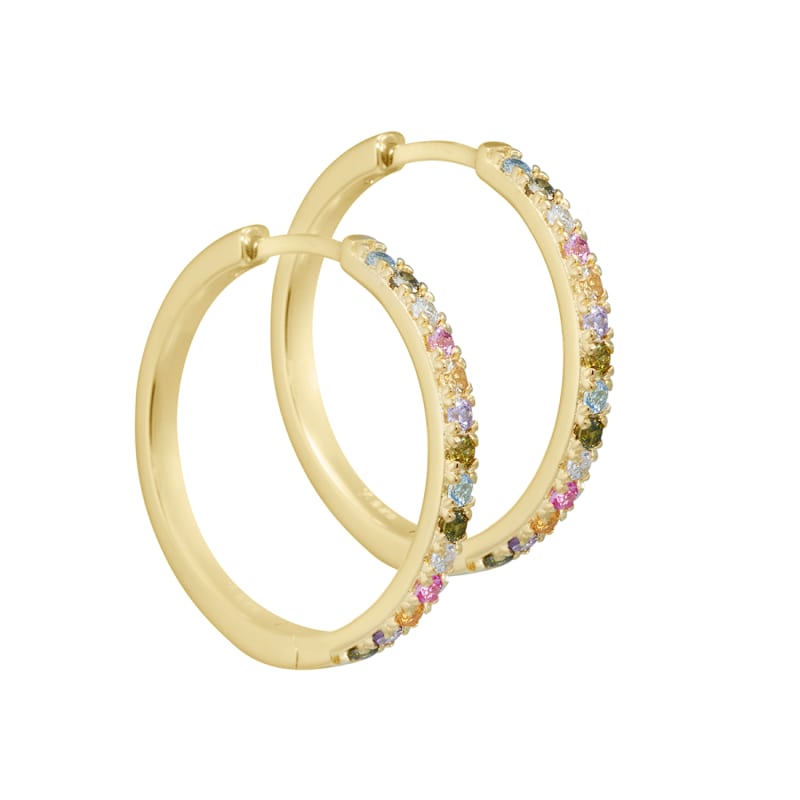 Elina Pastel Hoop Golden