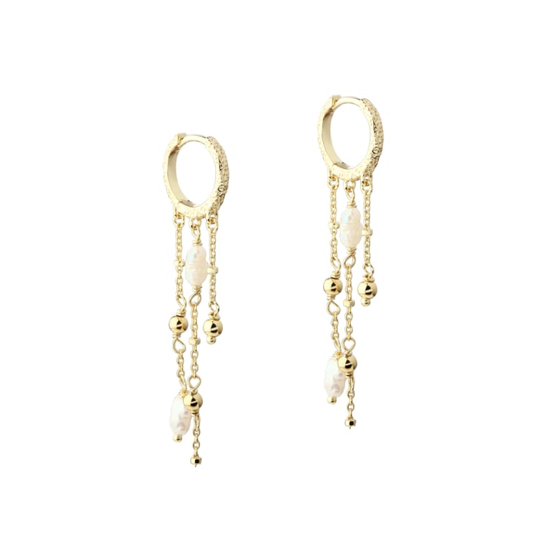 Lunella Pearl Hoop - Nyhed fra Aqua Dulce i Guld