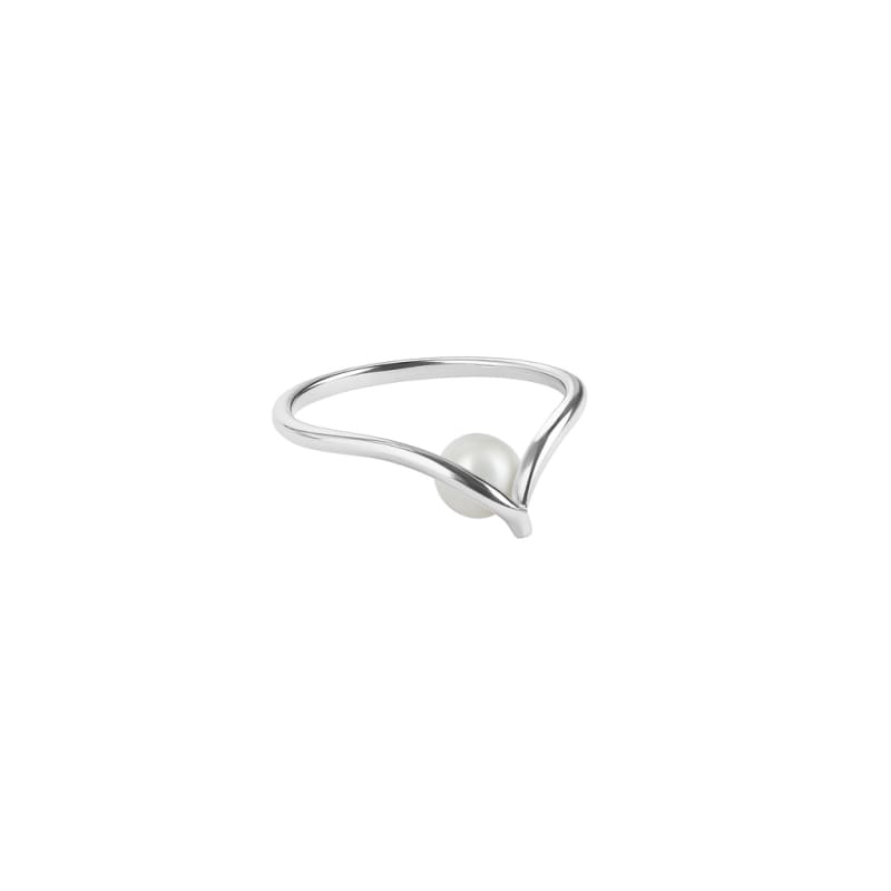 Sela Perle Ring - 925 Sterling Sølv Smykke Nyhed