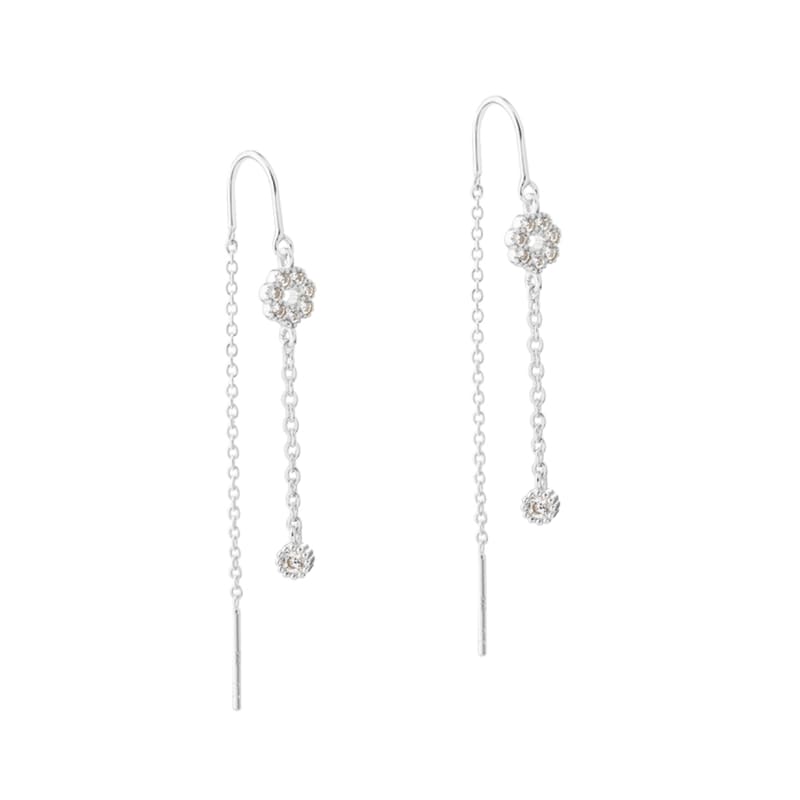 Lumi Flower Thread Sølv Smykke med Zirkonia - Nyhed