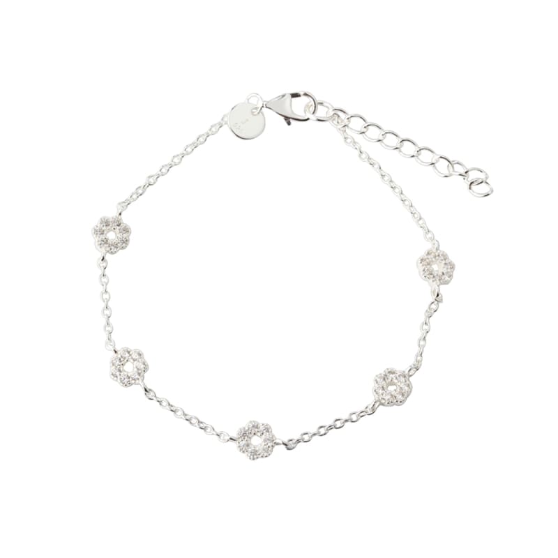 Lumi Flower Klar Armbånd i Sølv - Nyhed fra Aqua Dulce
